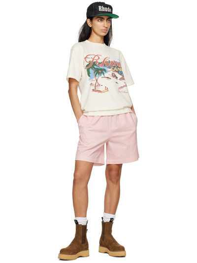 Rhude Off-White 'Cannes' Beach T-Shirt outlook