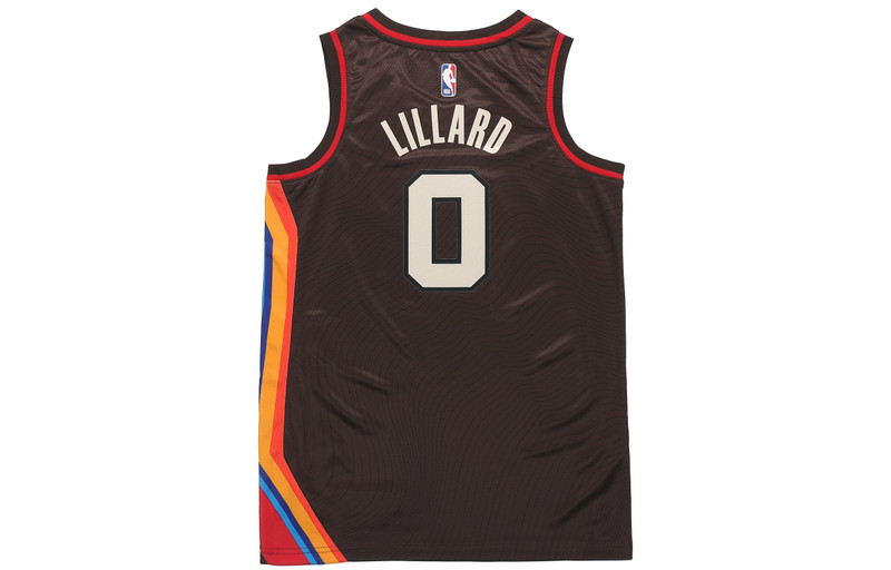 Nike Men's Nike SW Fan Edition 20-21 City Limited NBA Portland Trail Blazers . Lillard No. 0 Basketball J outlook