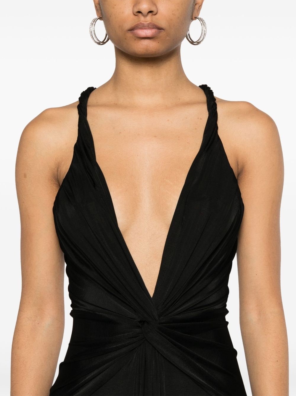 twist-detailing maxi dress - 5