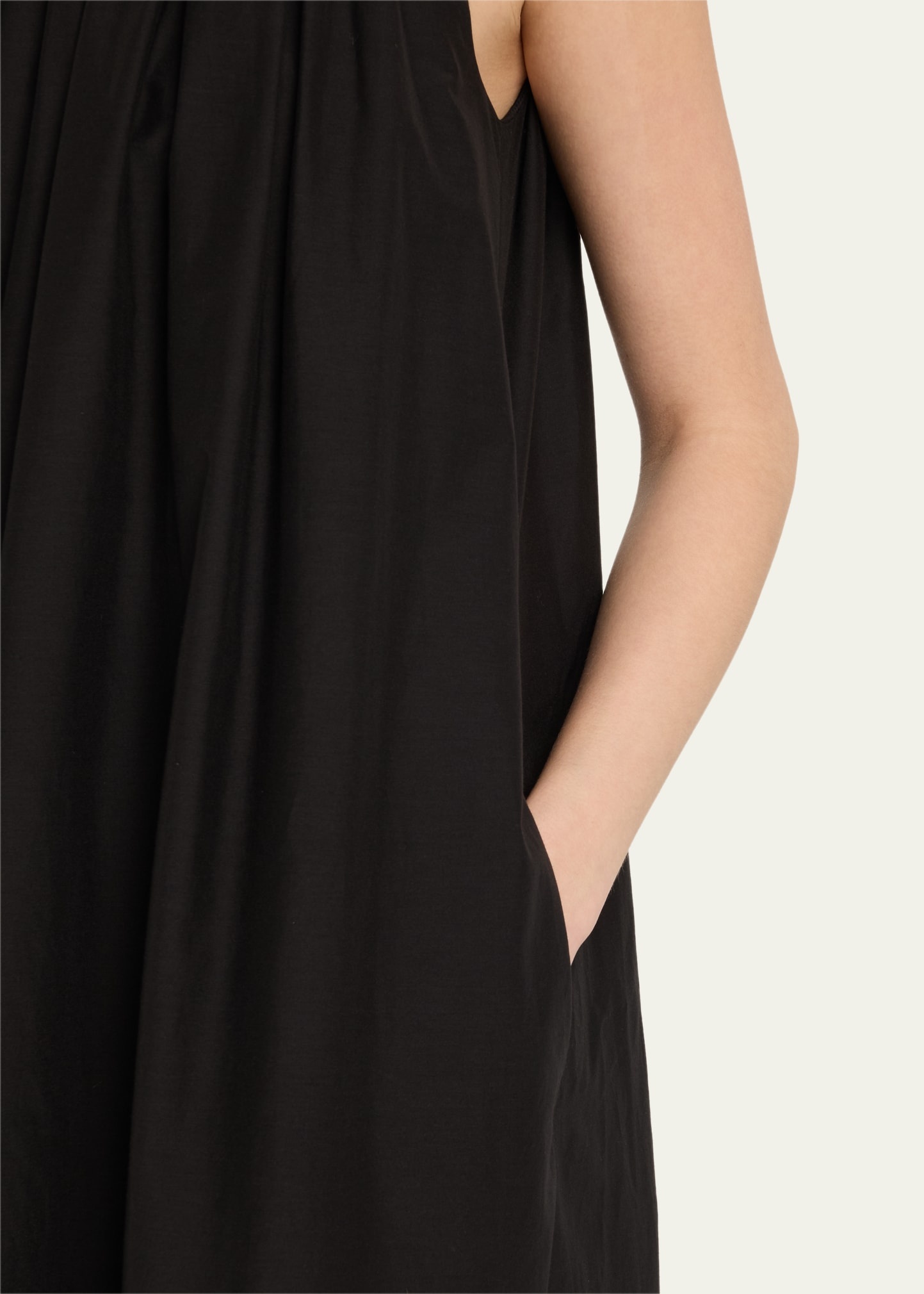 Kika Long Gathered Dress - 5