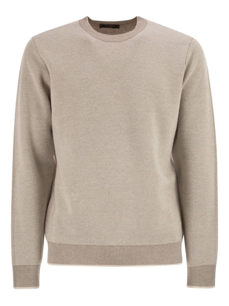 crew-neck ribbed sweater 1