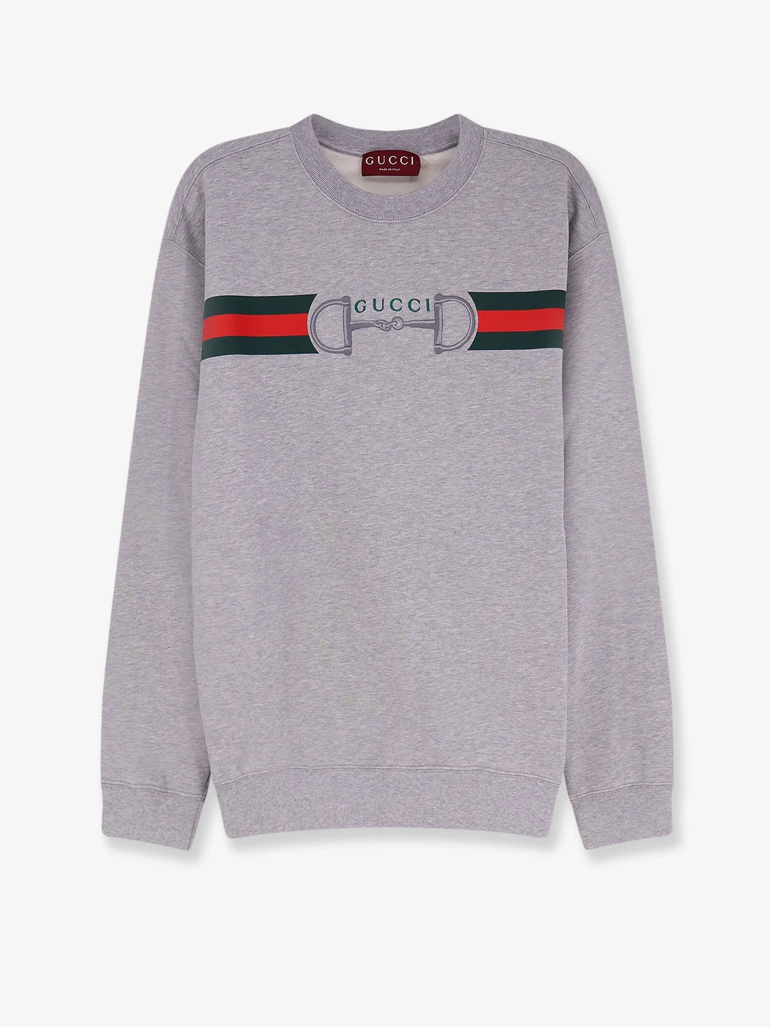 Gucci Men Cotton Sweatshirt With Print On The Front - 1