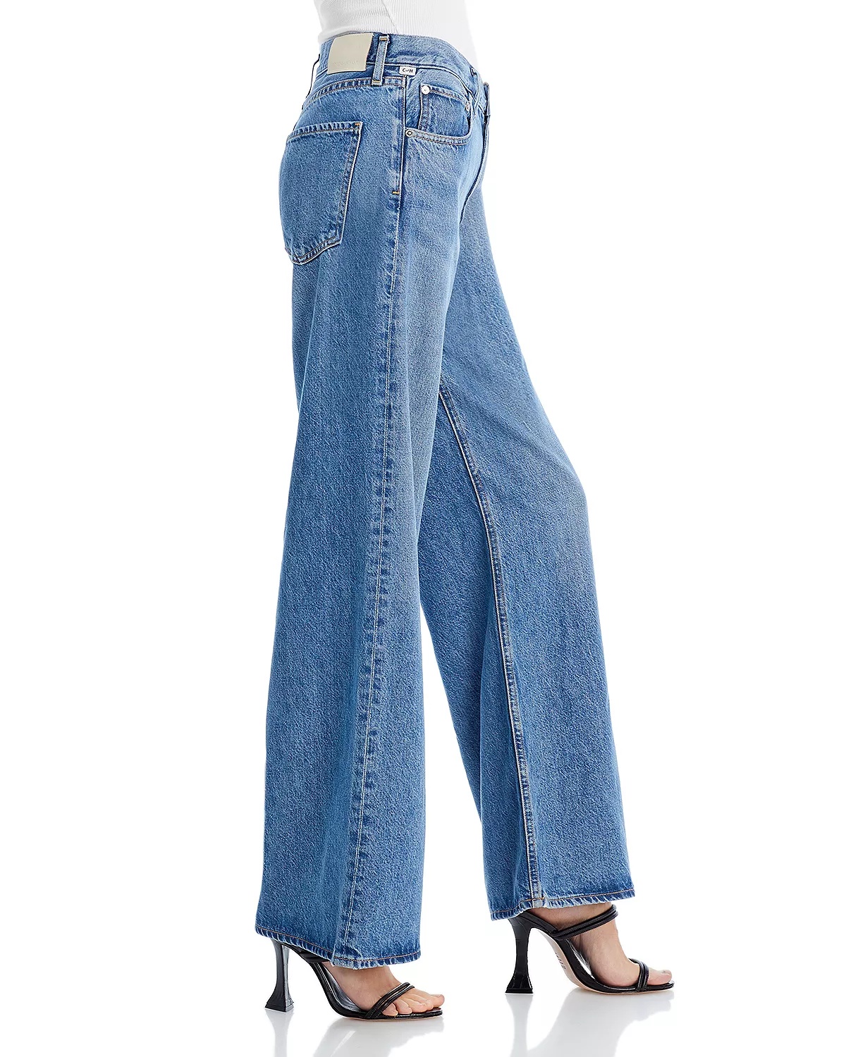 Paloma Baggy High Rise Wide Leg Jeans in Siesta - 4