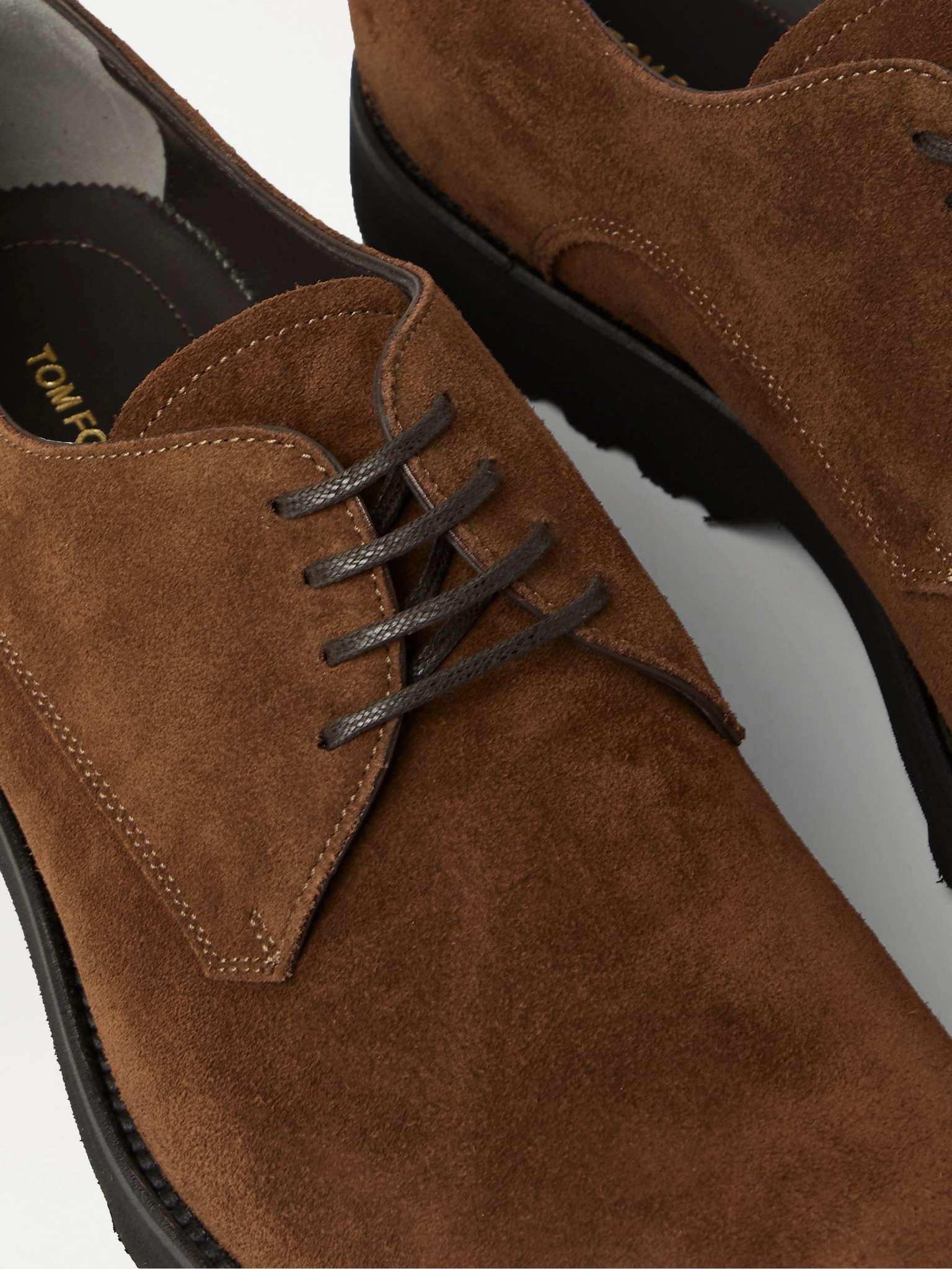 Kensington Suede Derby Shoes - 6