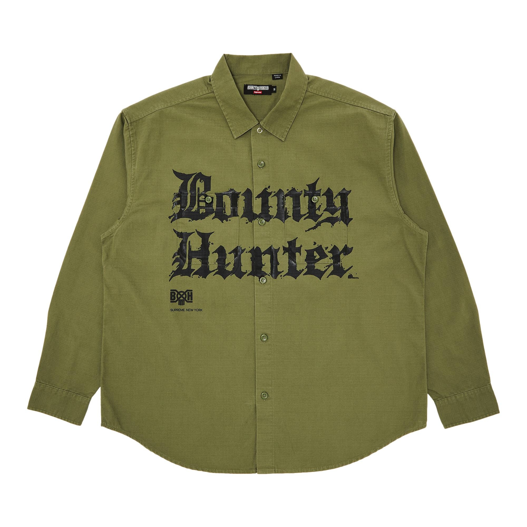 Supreme x Bounty Hunter Ripstop Shirt 'Olive' - 1