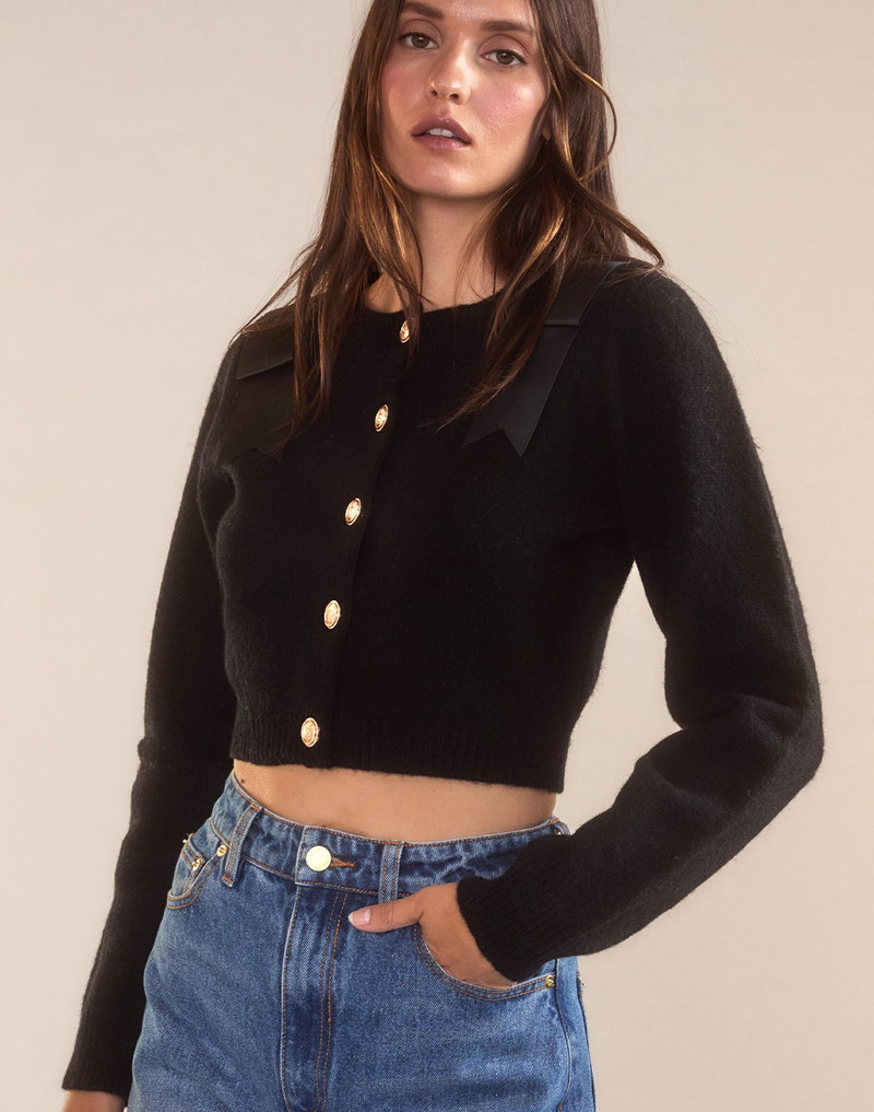 Ivy Cropped Wool Cardigan 3