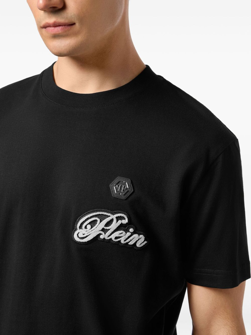 logo-embroidered T-shirt - 4