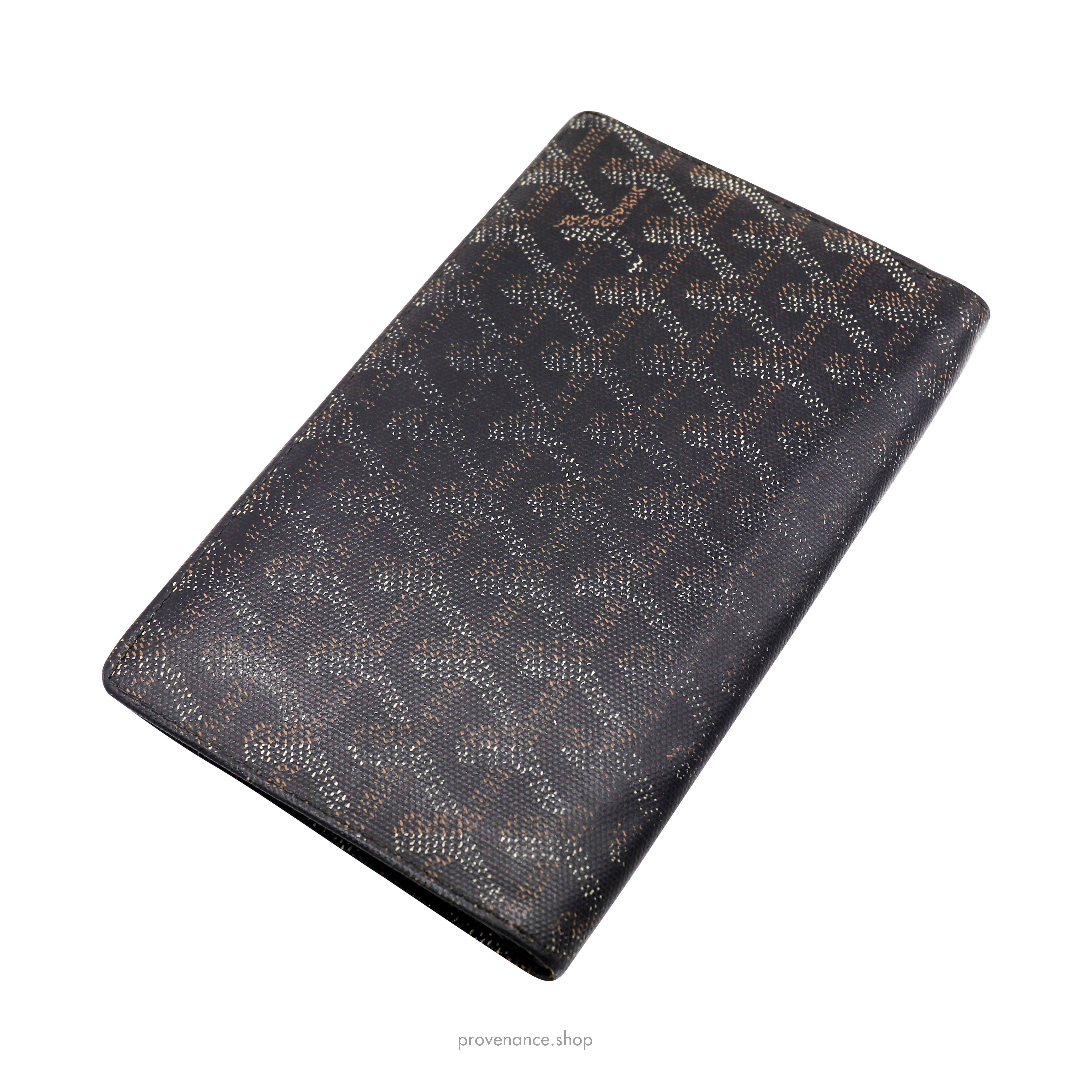 Goyard St. Roch Vertical Long Wallet - Black Goyardine - 4