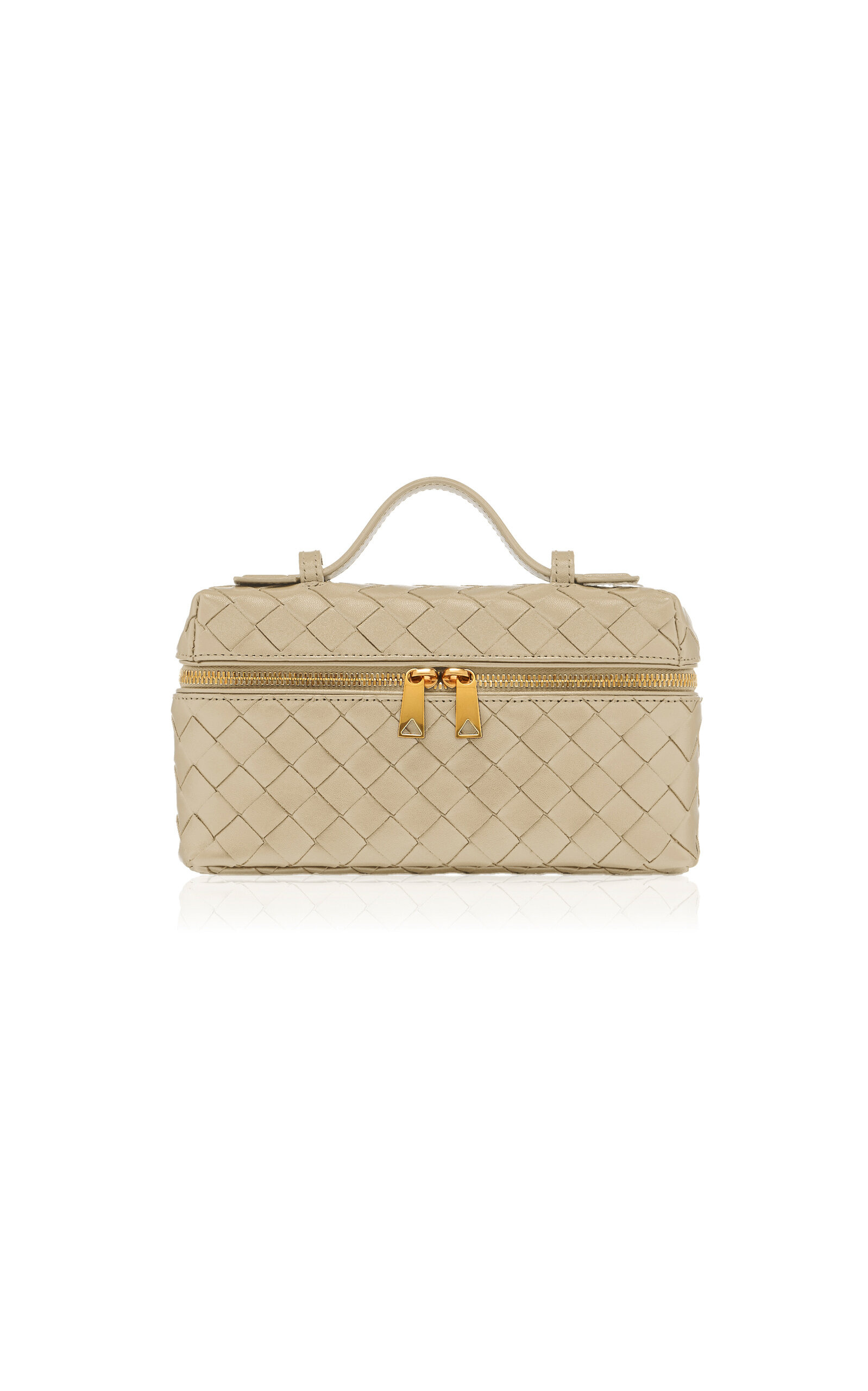 Bang Bang Intrecciato Leather Vanity Case white - 8