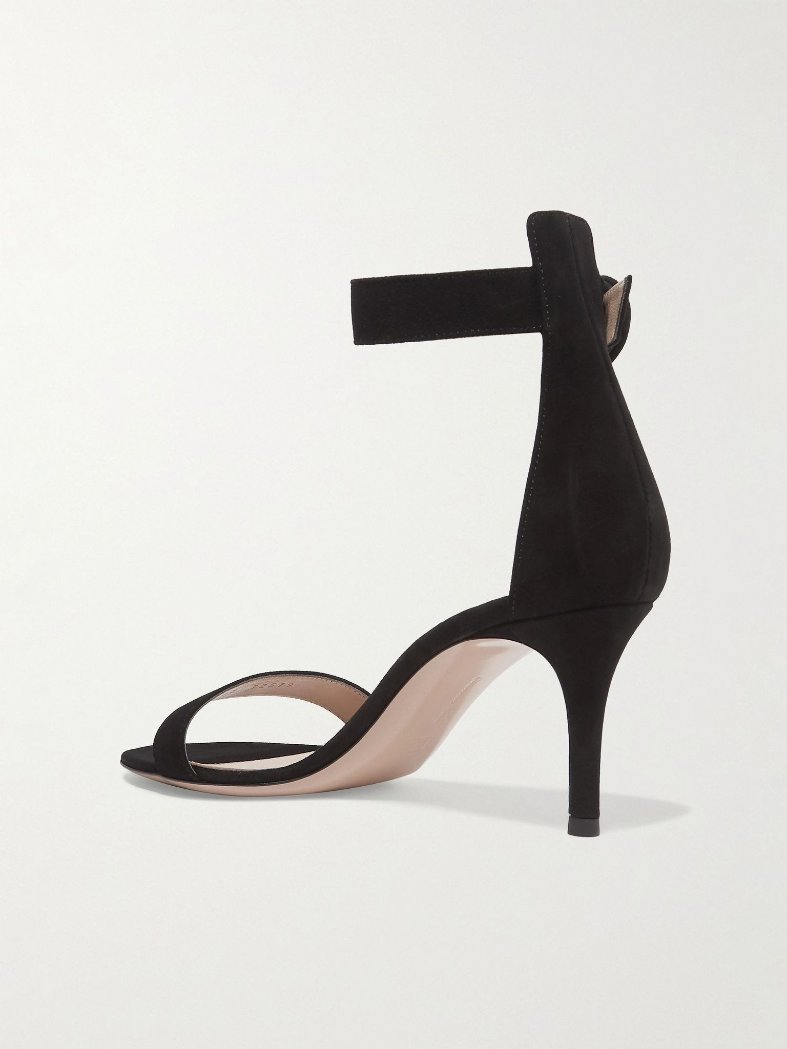 Portofino 70 suede sandals Black - 3