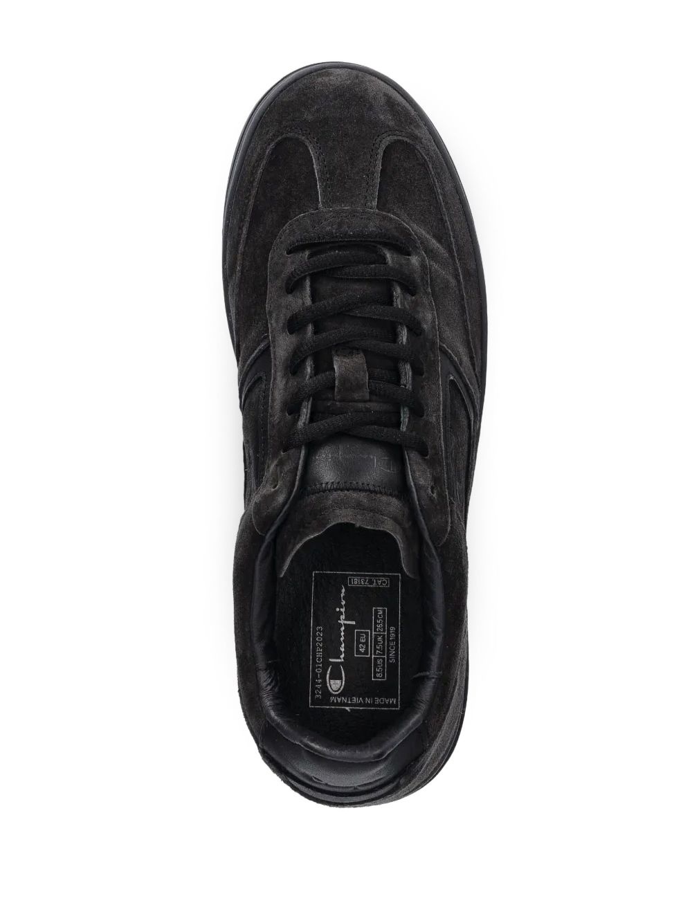 logo-embroidery sneakers - 4