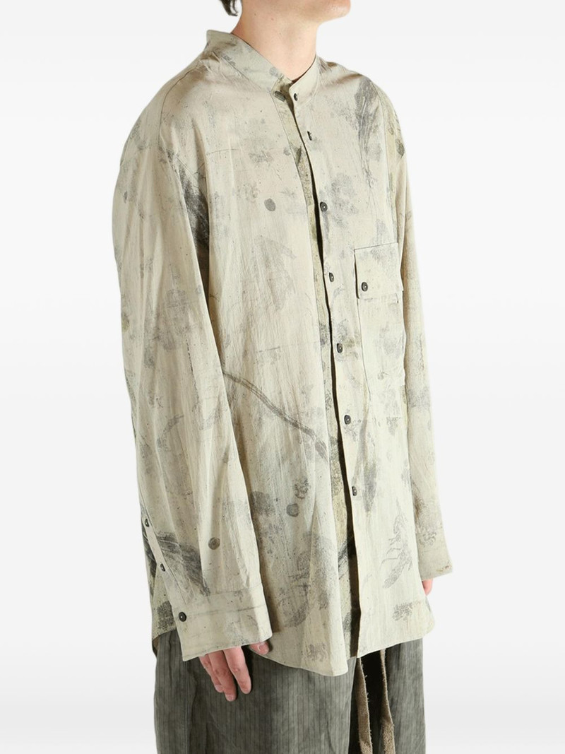 abstract-print cotton shirt 4