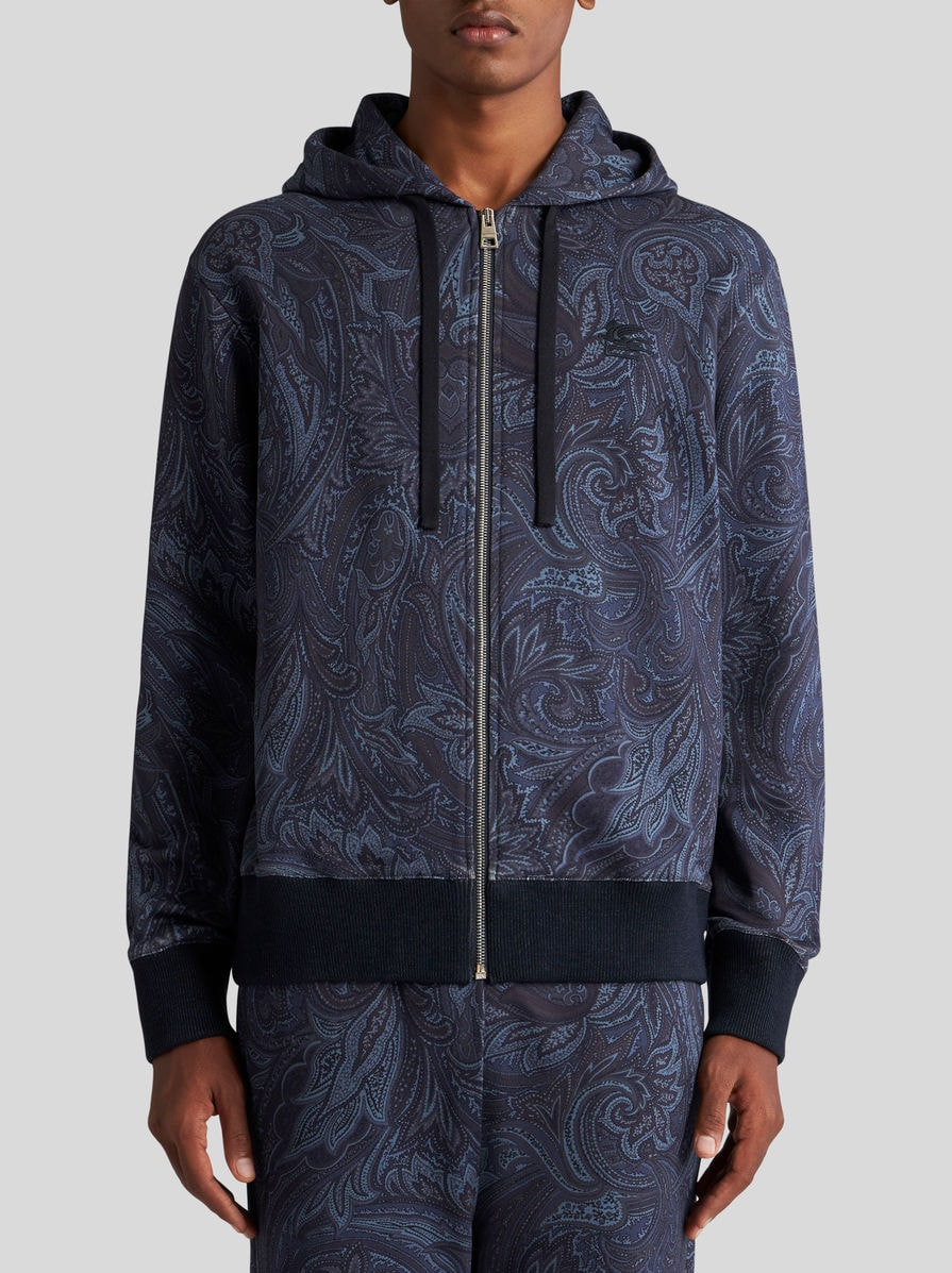 PAISLEY HOODED SWEATSHIRT - 3