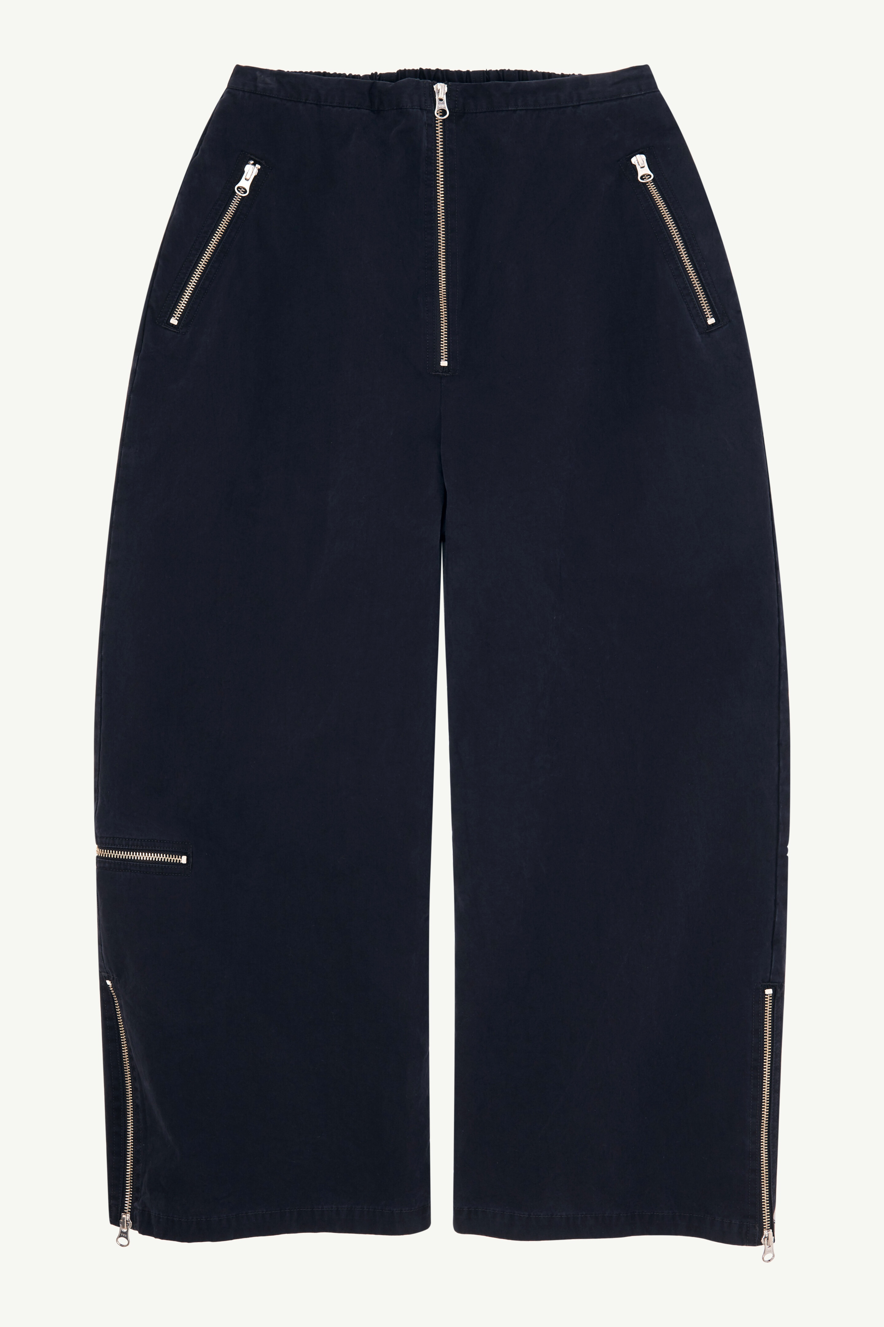 Oversized cotton trousers - 1