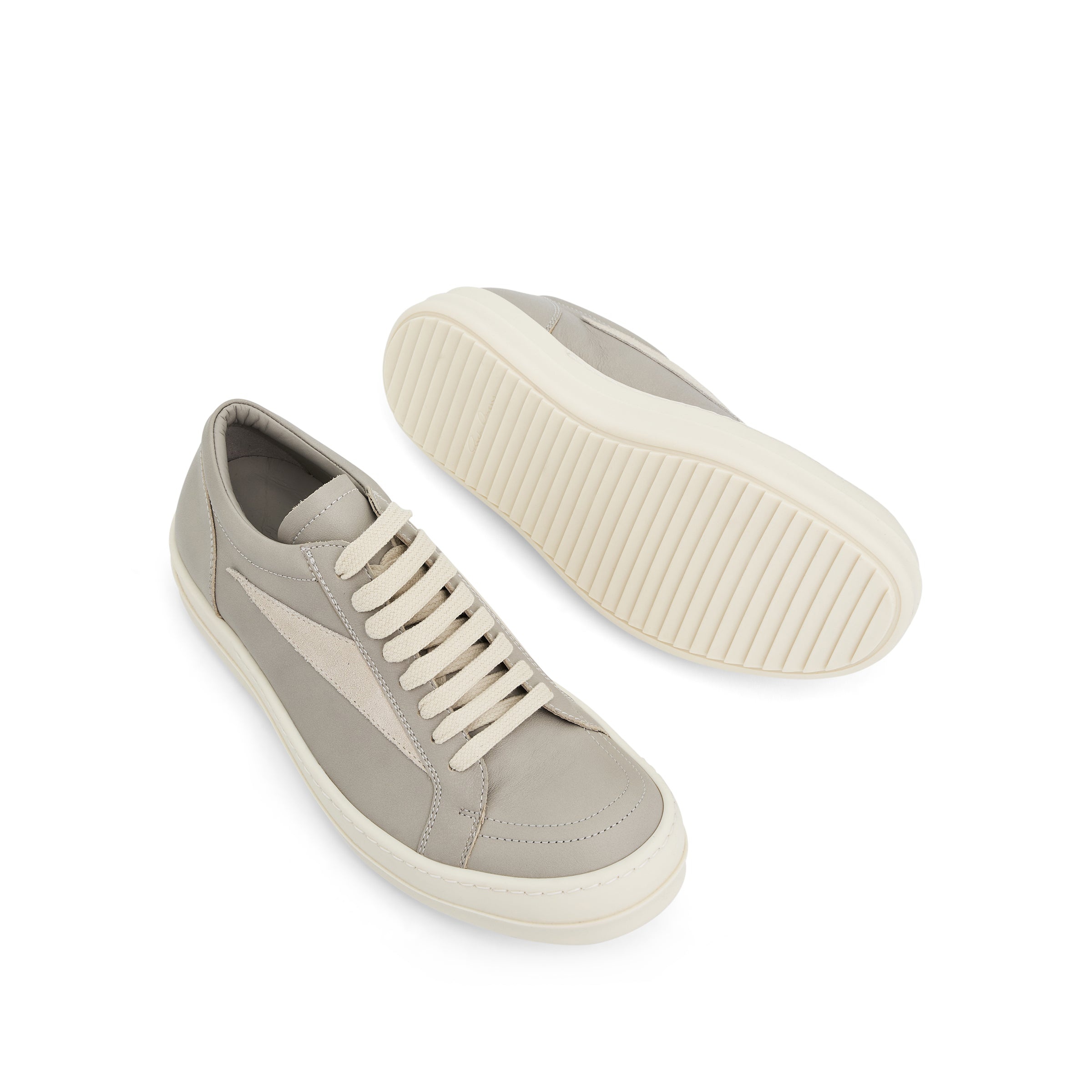 Women Vintage Leather Sneaker in Pearl/Milk - 4