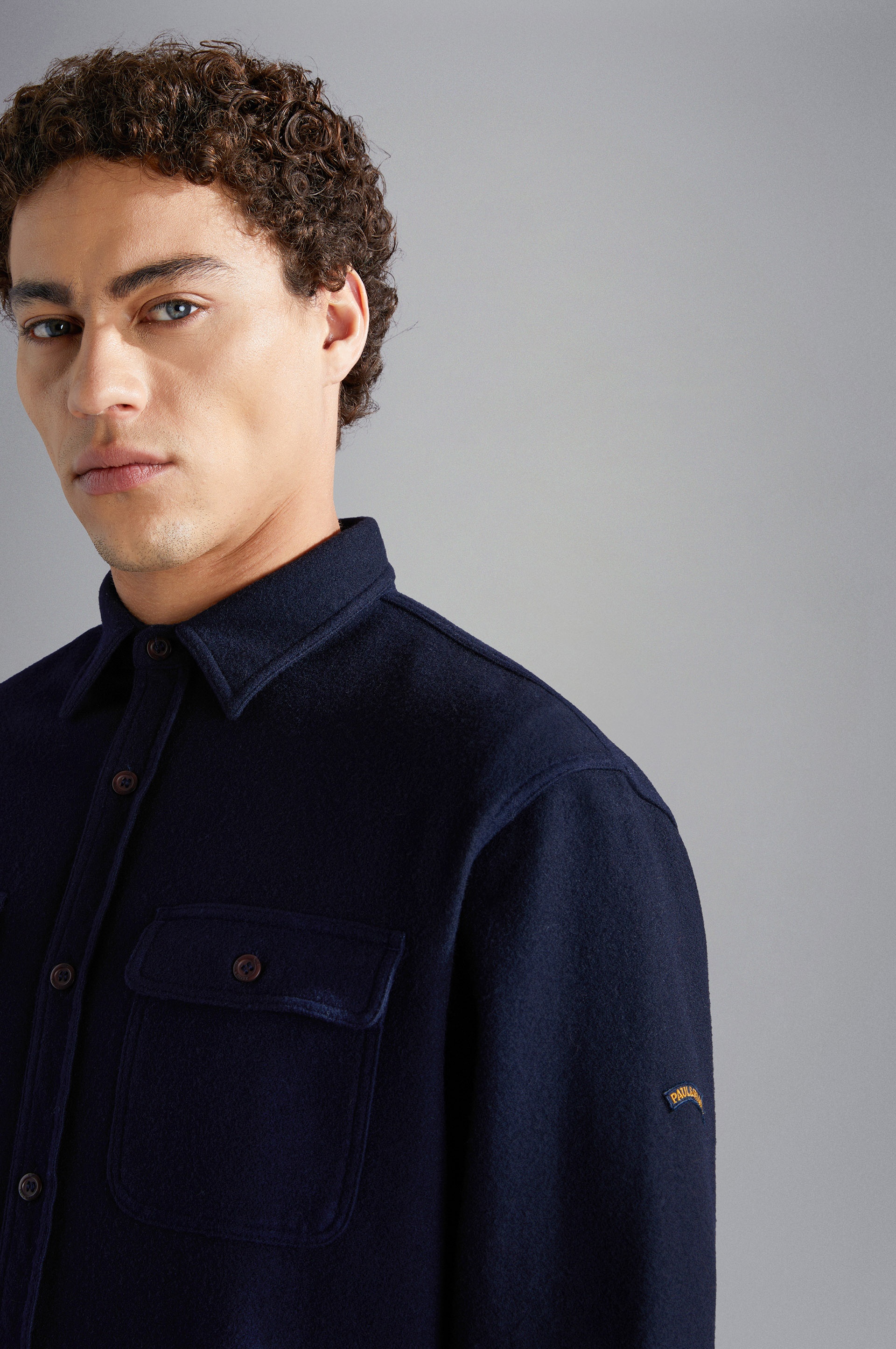 WOOL OVERSHIRT - 5