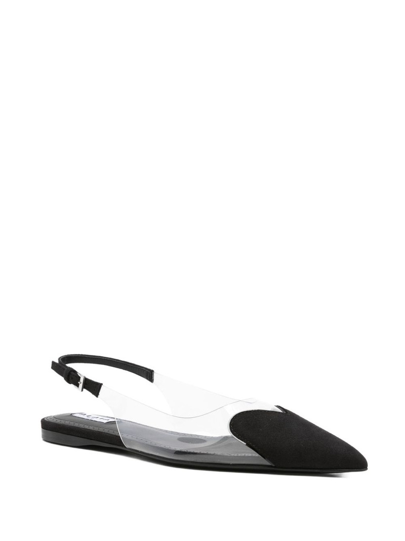 Alaïa slingback pointed-toe ballet flats outlook
