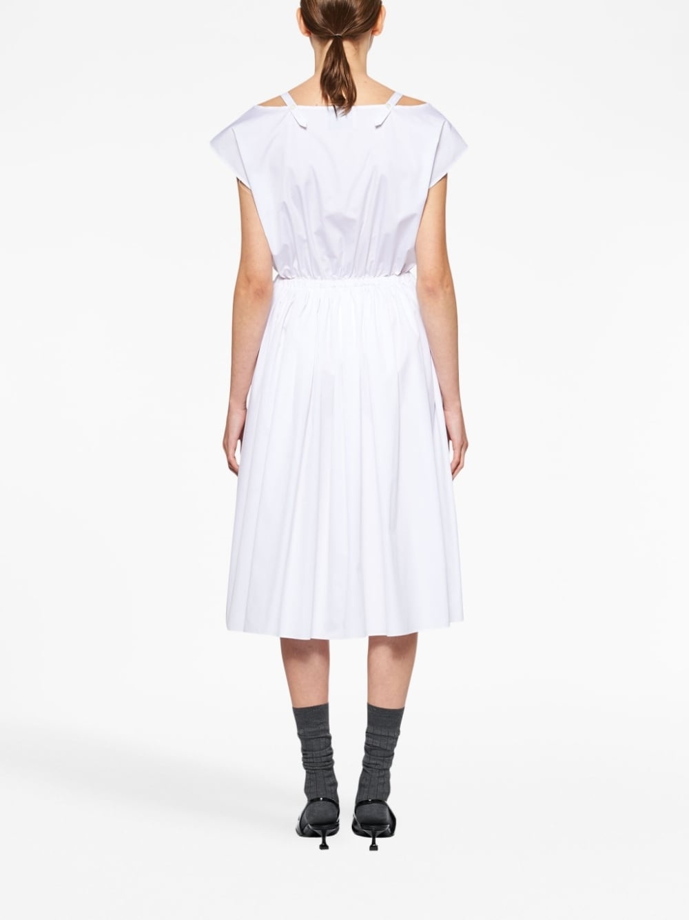 cotton midi dress - 4