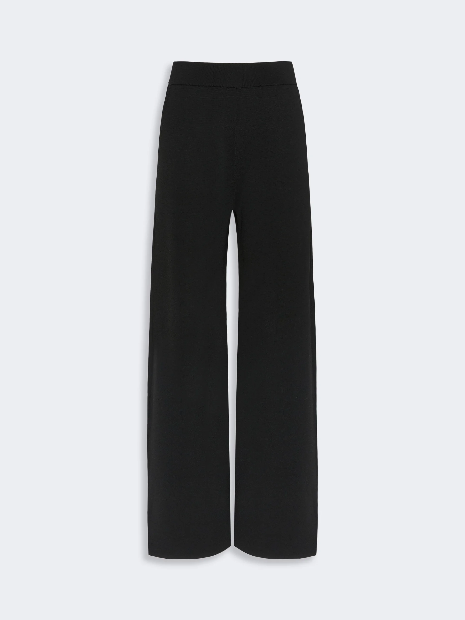 FAIDA Viscose crepe trousers - BLACK - 1