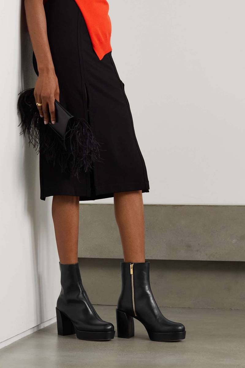 3.1 Phillip Lim Naomi leather ankle boots outlook