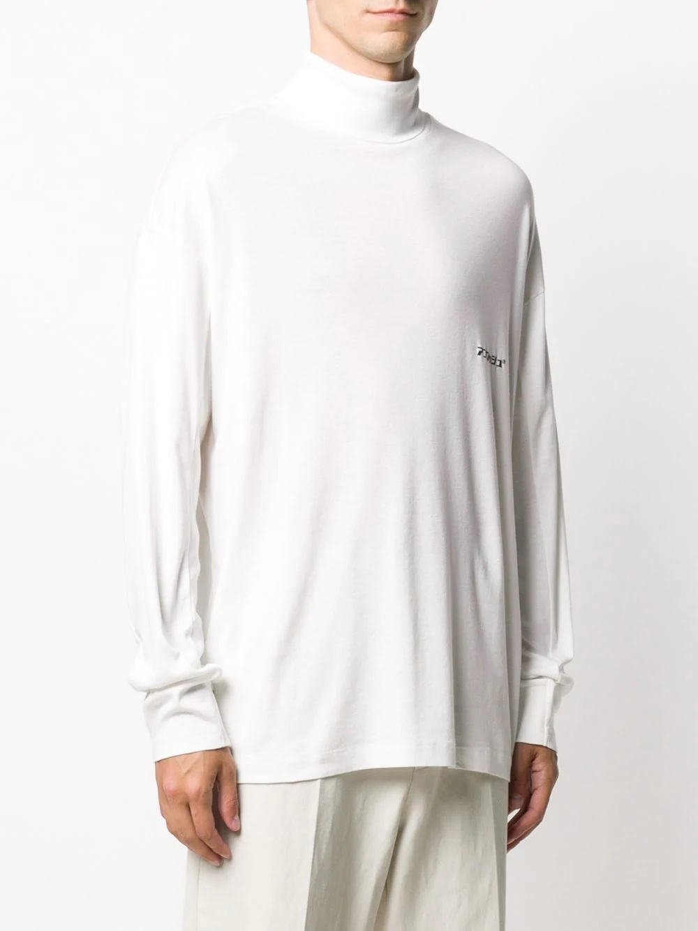 roll neck long-sleeve T-shirt - 4