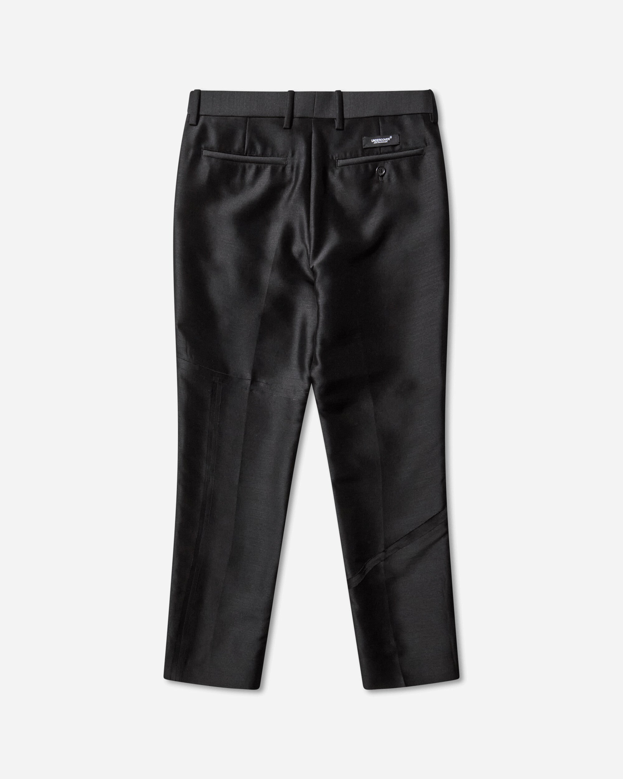 Men's Silk-Blend Suit Pants Black - 2