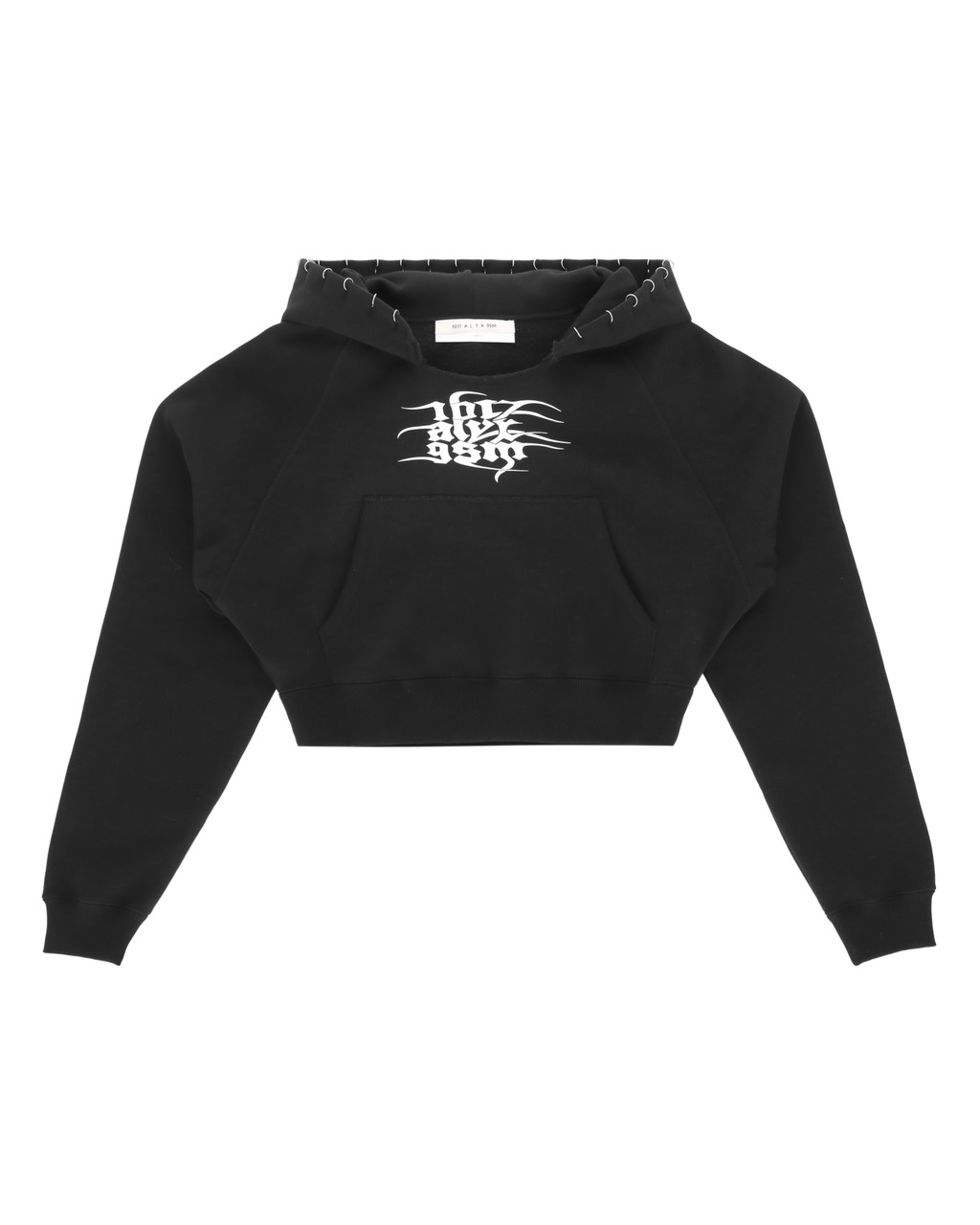 PIERCING CROP HOODIE - 1