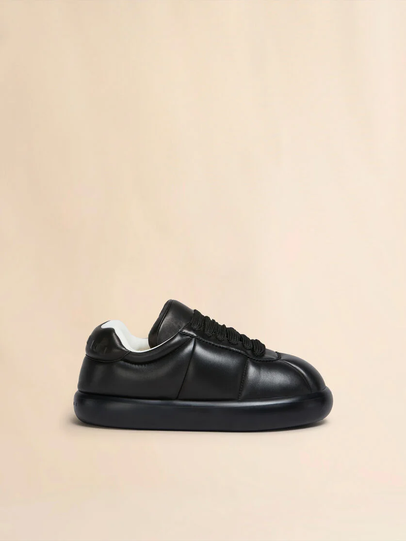 BLACK LEATHER BIGFOOT 2.0 SNEAKER - 1