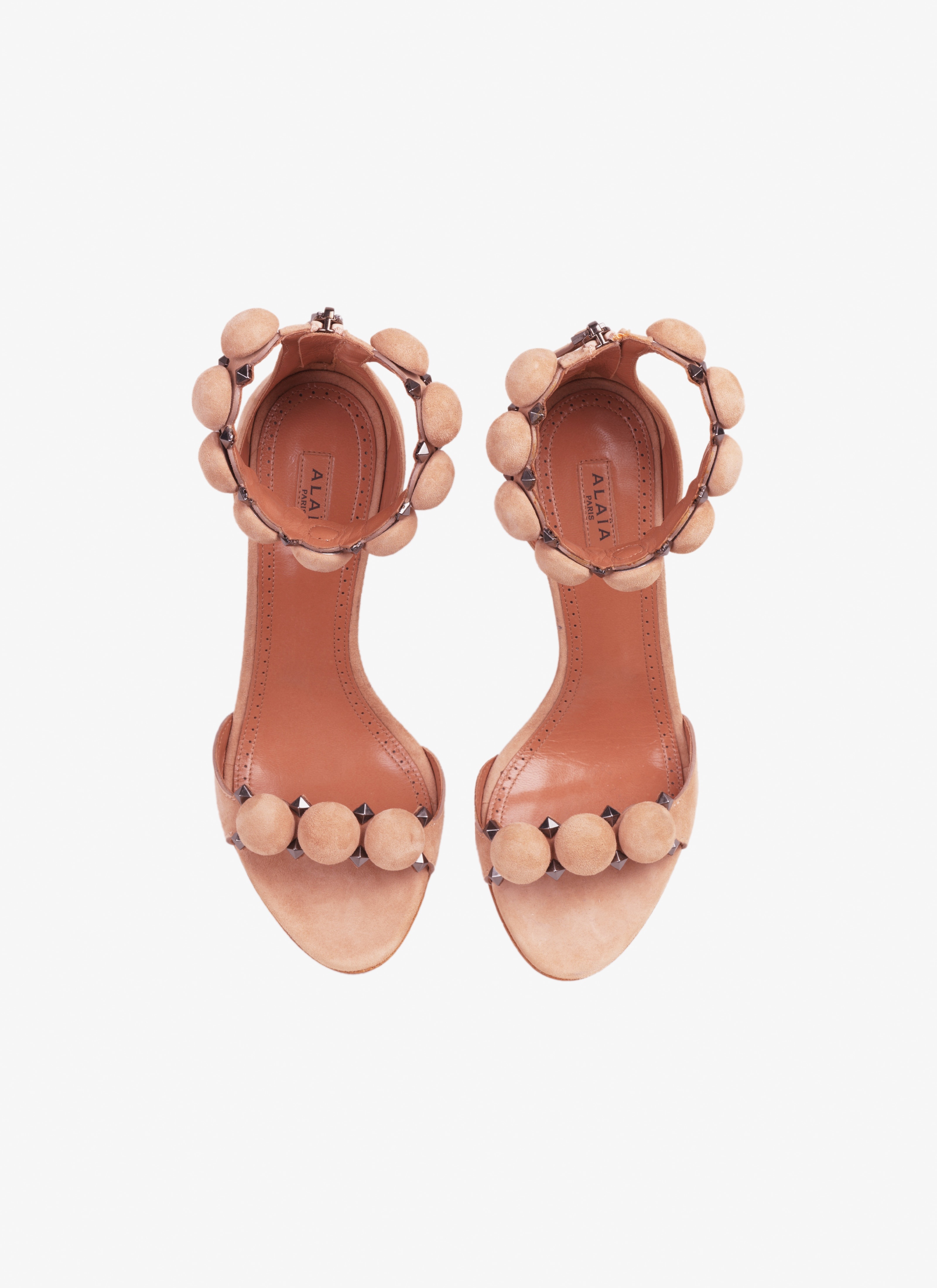 BOMBE SANDALS IN SUEDE GOATSKIN - 3