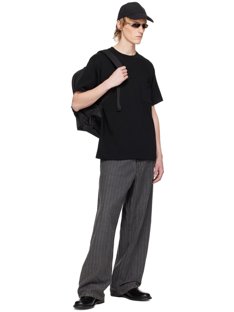 N.Hoolywood Black Patch Pocket T-Shirt outlook