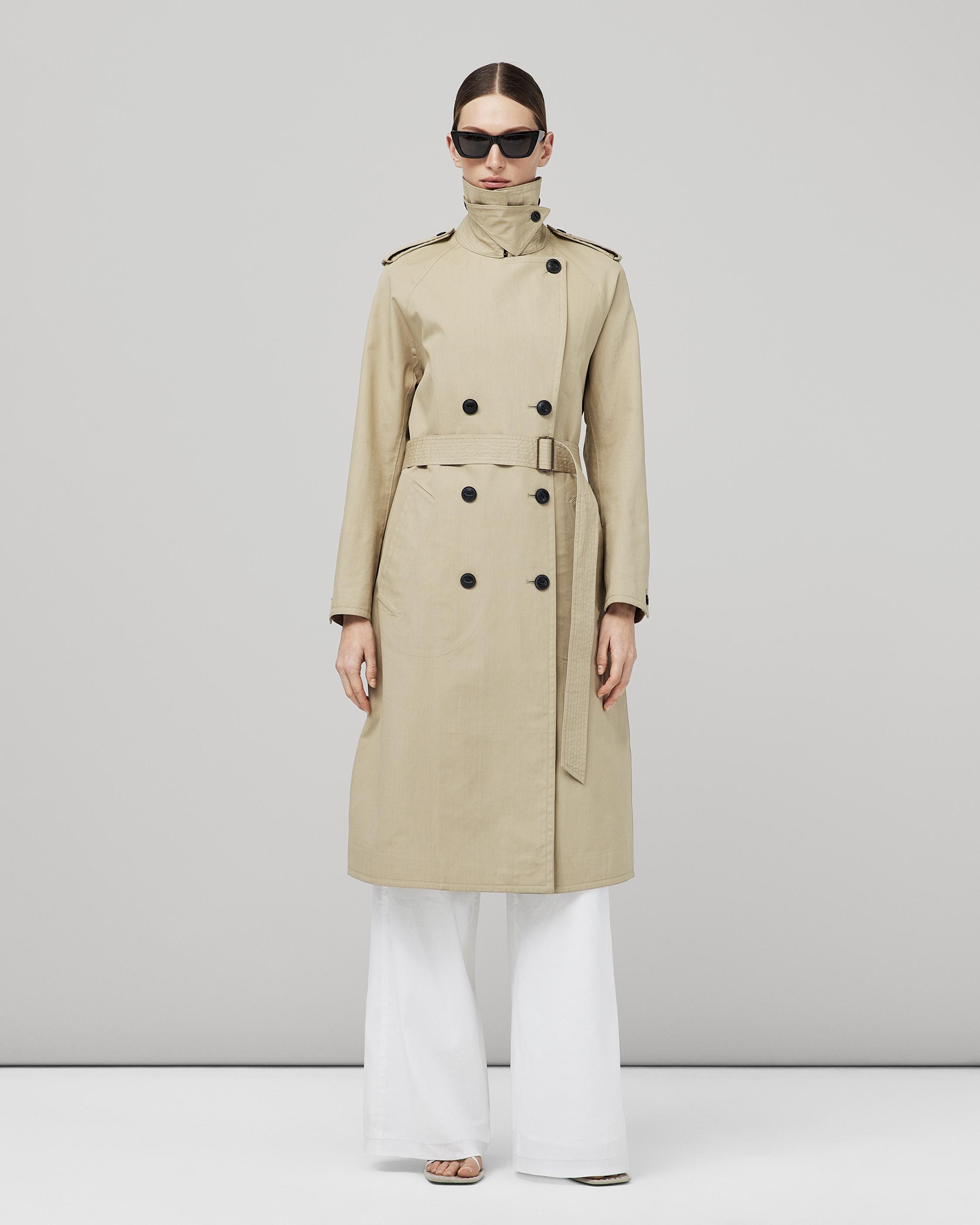 Gwyn Cotton Trench Coat
Classic Fit Coat - 4