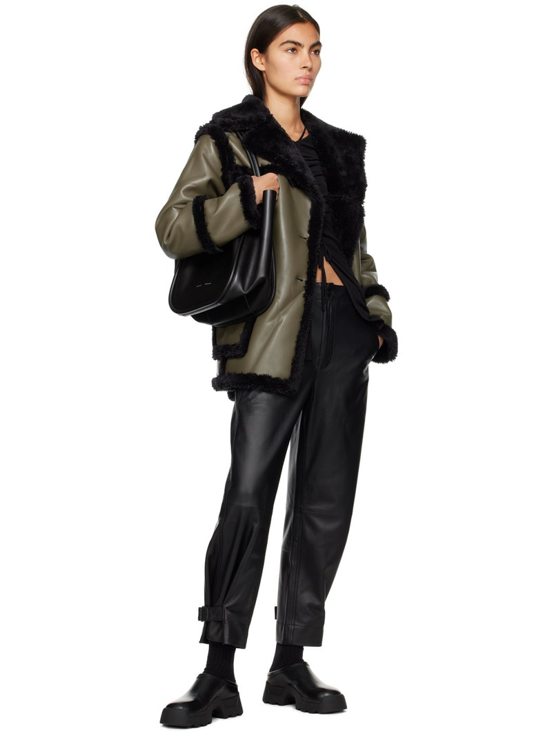 Proenza Schouler Black Proenza Schouler White Label Matte Long Sleeve T-Shirt outlook