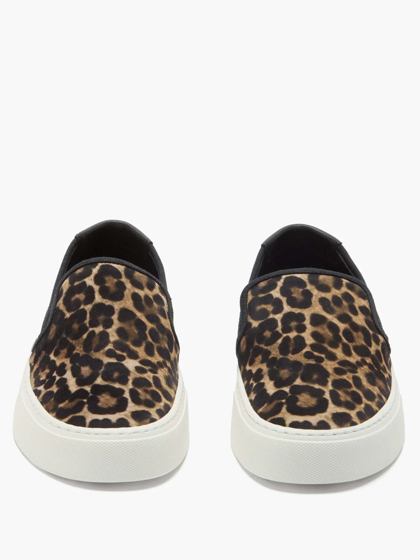 Venice slip-on leopard-print suede trainers - 5