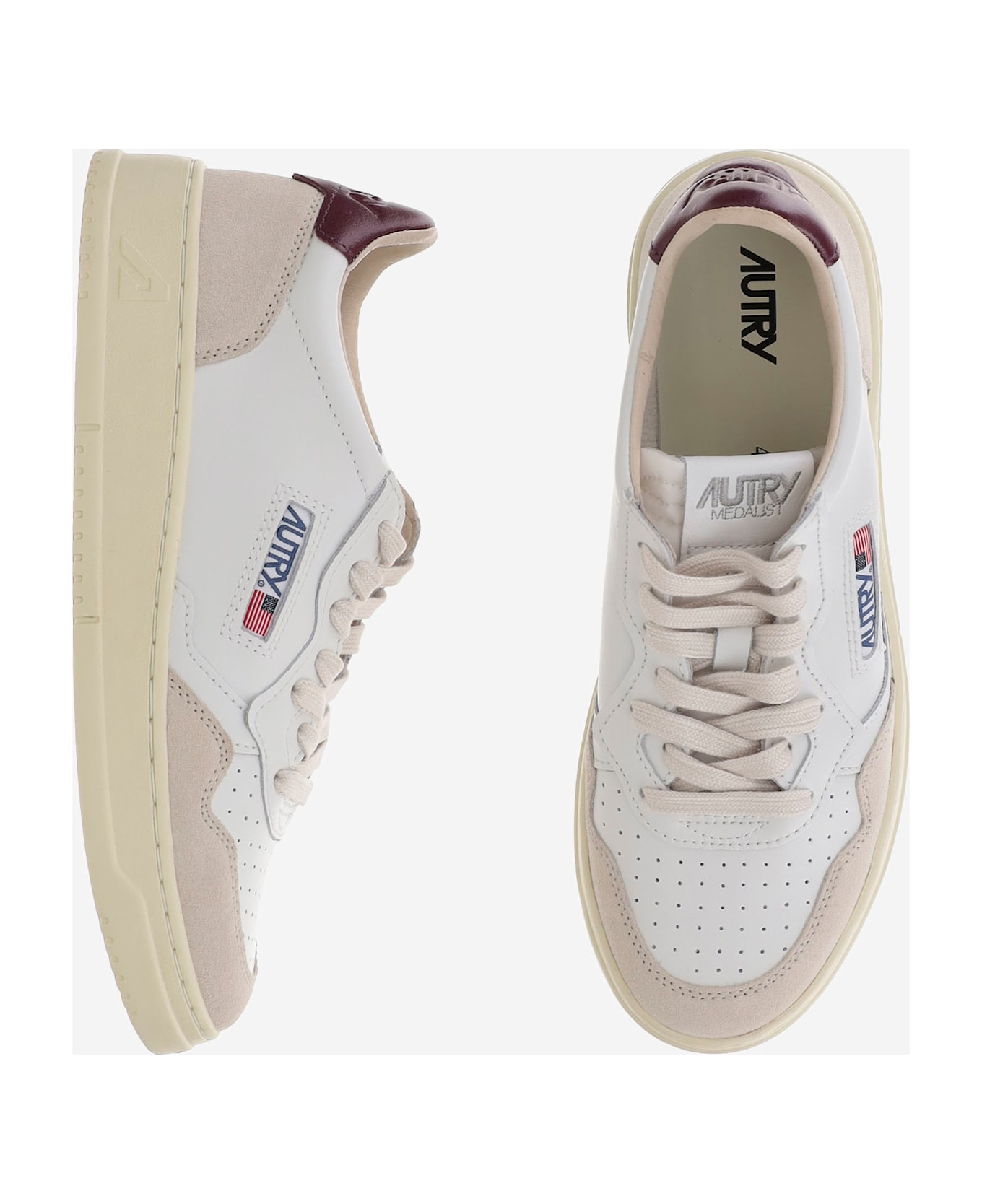 Low Medalist Leather Sneakers - 2