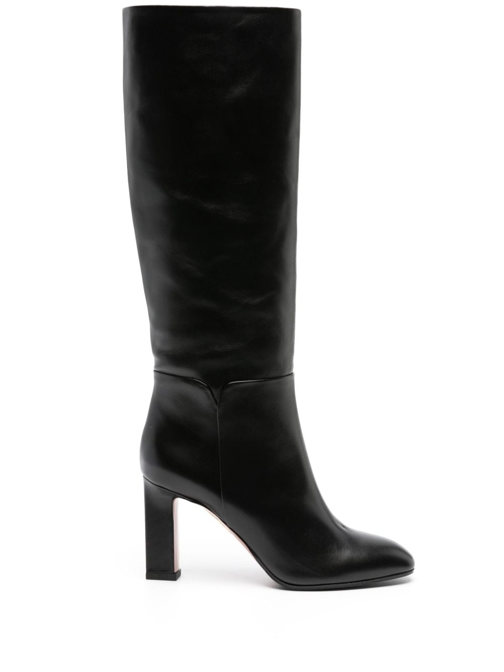 Sellier 85mm leather knee boots - 1