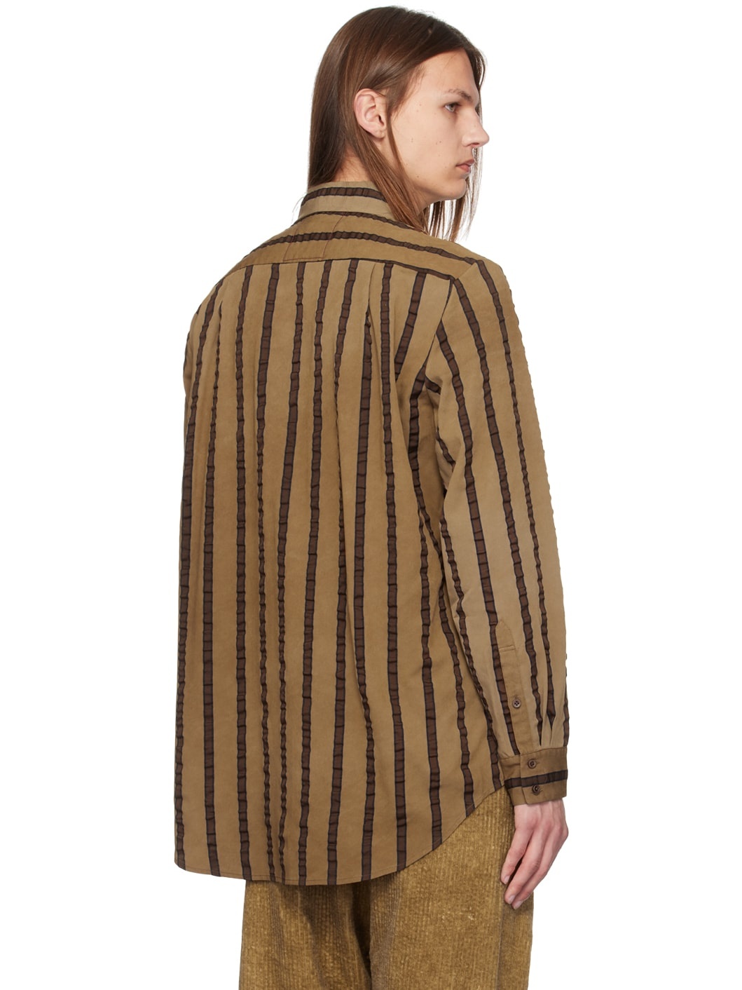 Beige Tab Shirt - 3