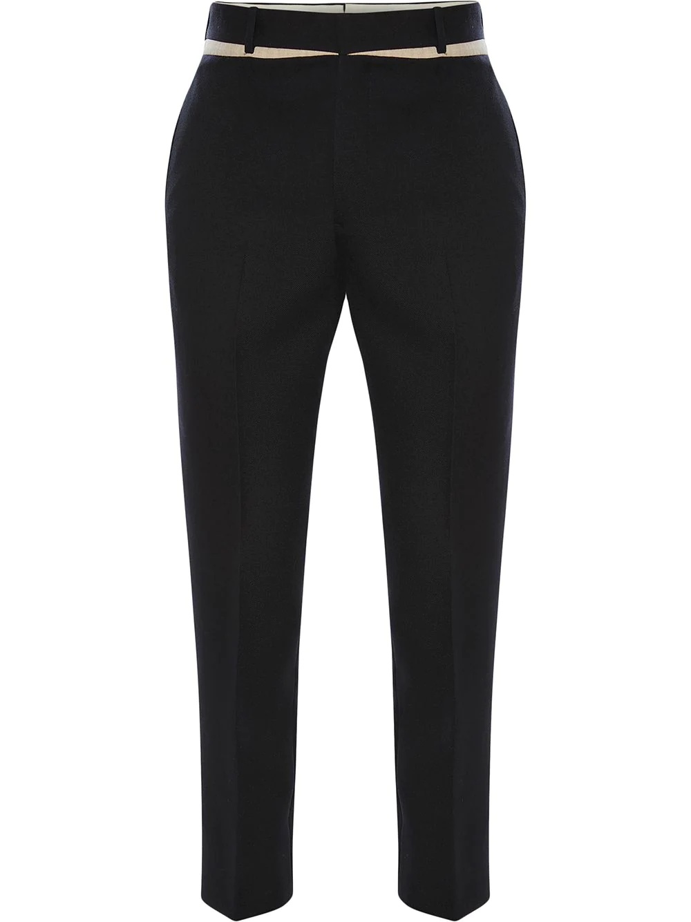 panelled slim-fit trousers - 1