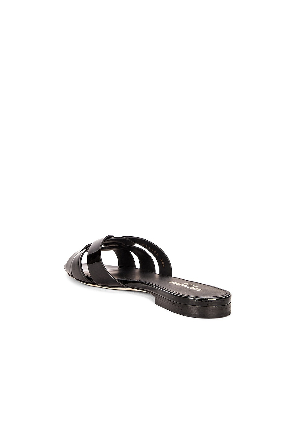 Tribute Nu Pieds Patent Leather Flat Sandals - 3