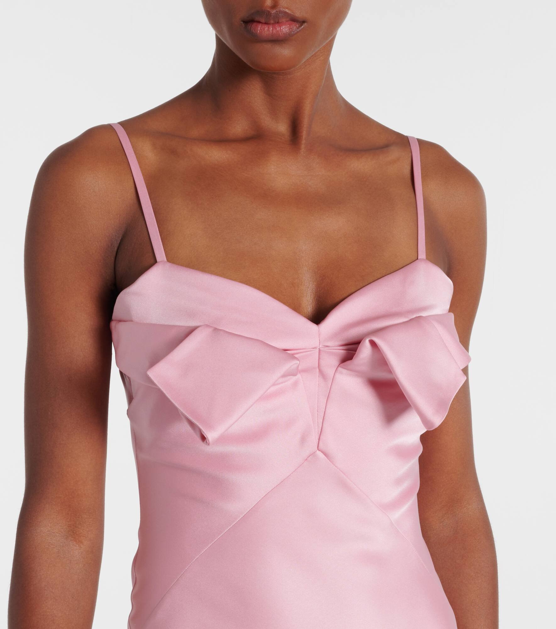 Silk satin gown - 4