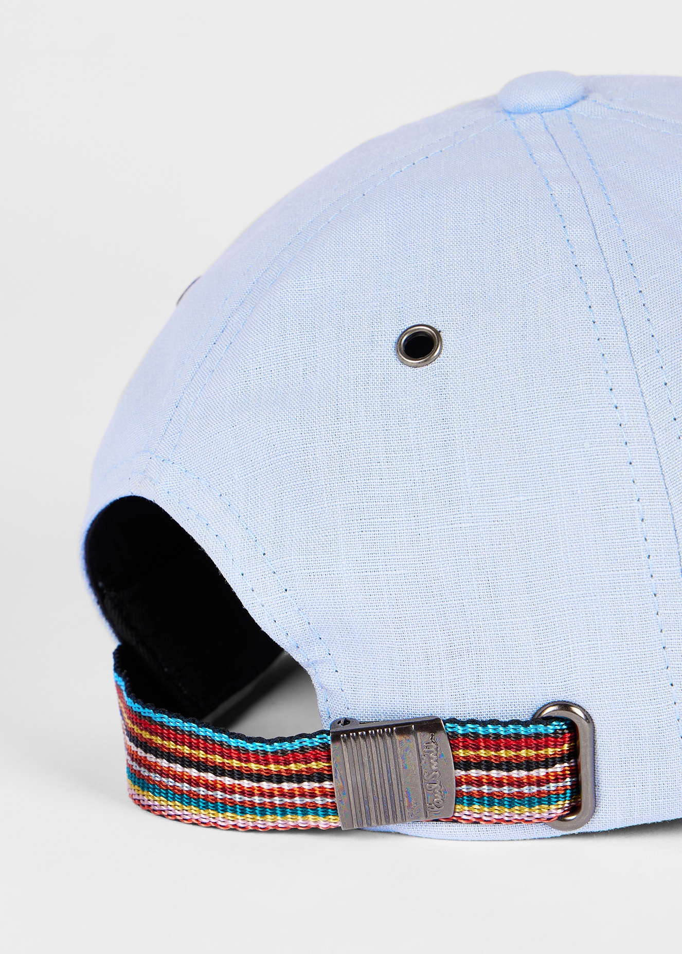 Light Blue Linen Cap - 3