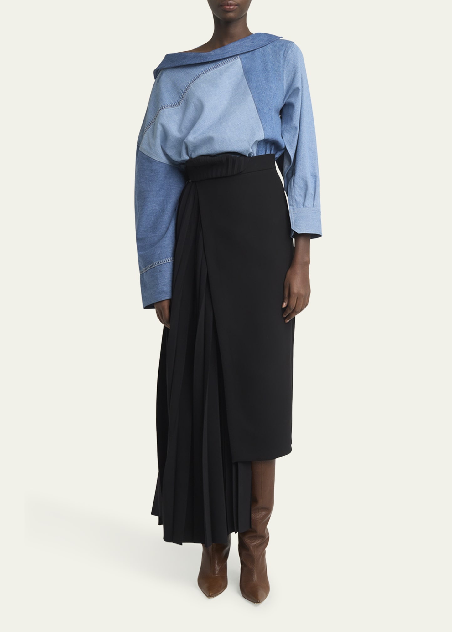 Denim Back-To-Front Shirt - 2