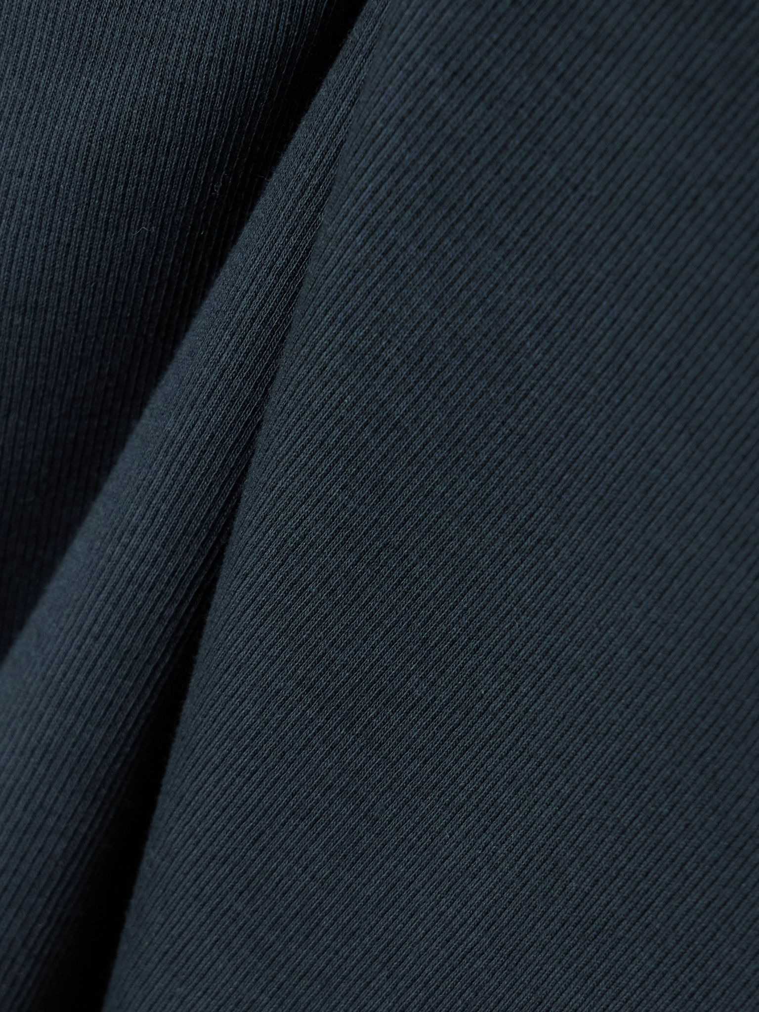 Ribbed cotton-blend jersey tank Navy - 5