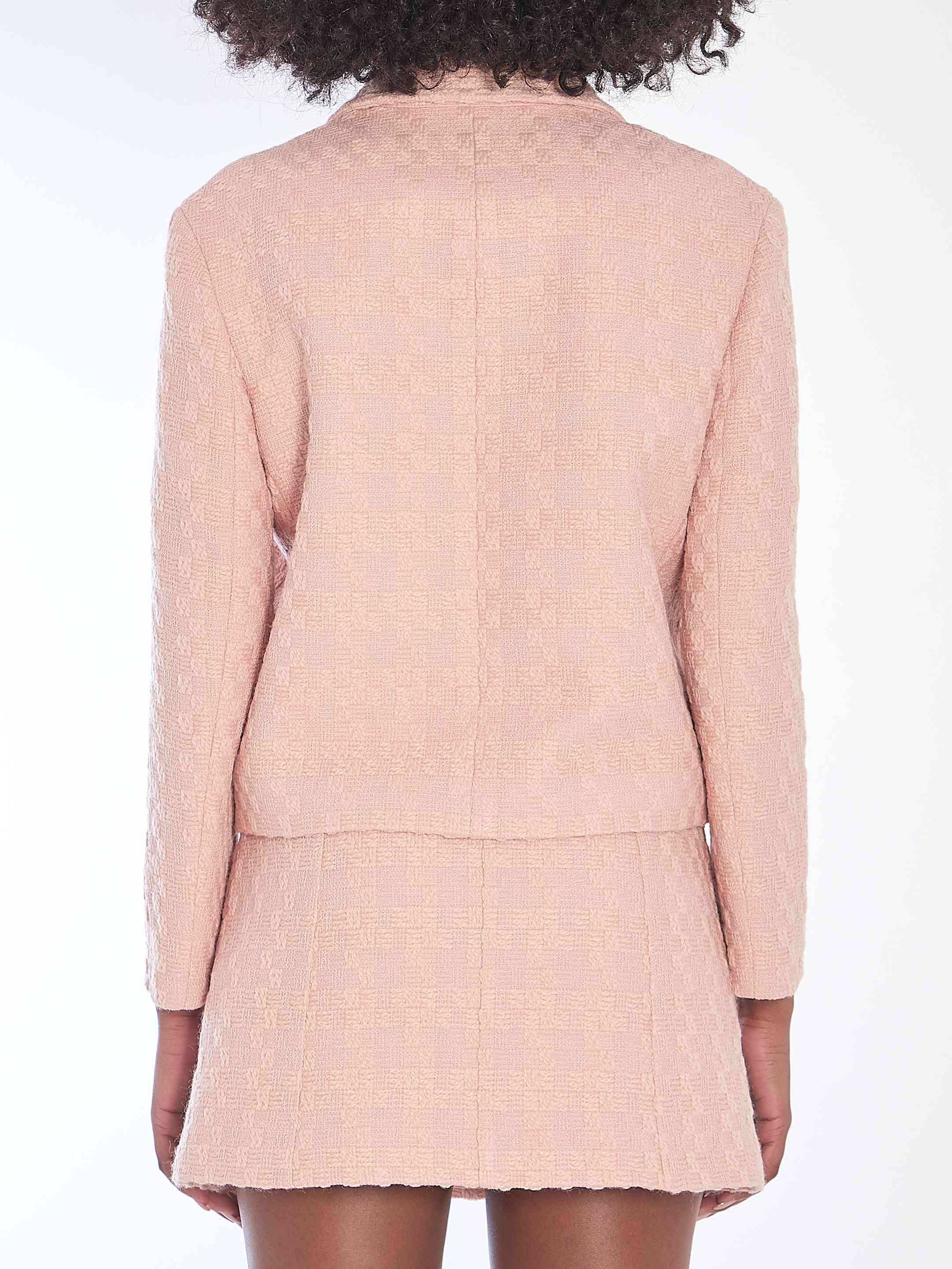 Celine Women Wool Blend Cropped Jacket - 4