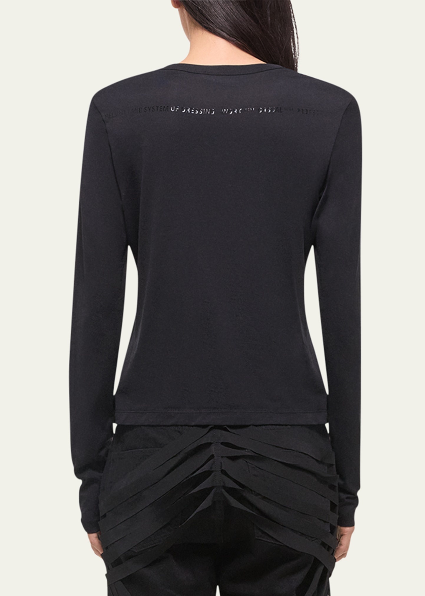Slim Long-Sleeve Logo Tee - 3