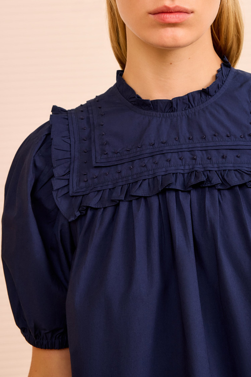 ULLA JOHNSON Adeline Puff Sleeve Top outlook