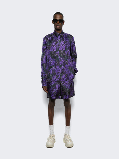 Givenchy Formal Elastic Shorts Purple outlook