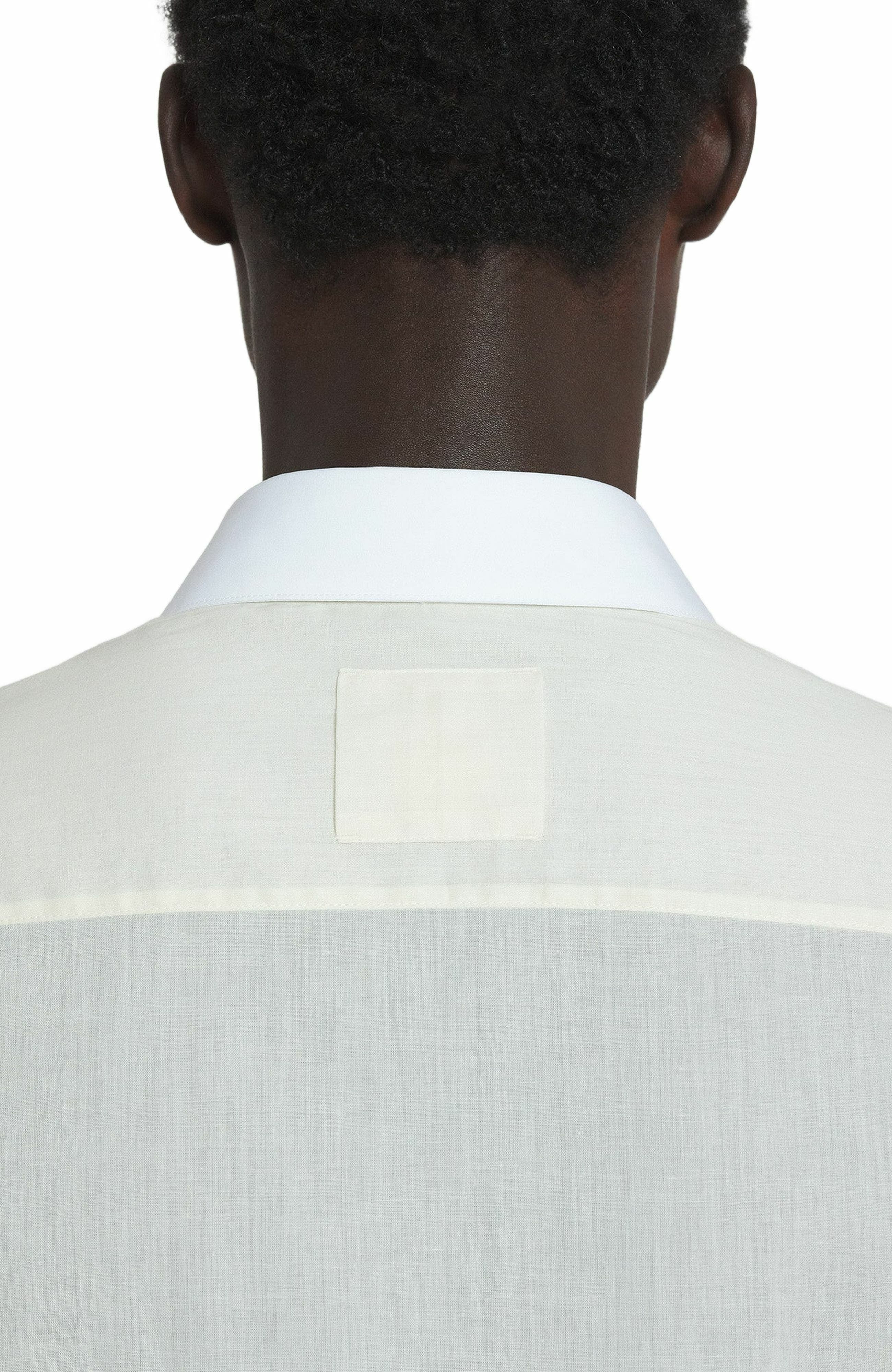Lanvin Cotton Voile Shirt With Cut-Outs in Optic White at Nordstrom - 5