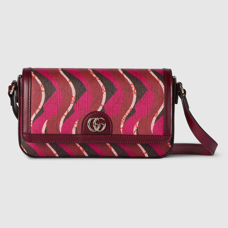 Printed super mini bag with Double G 1