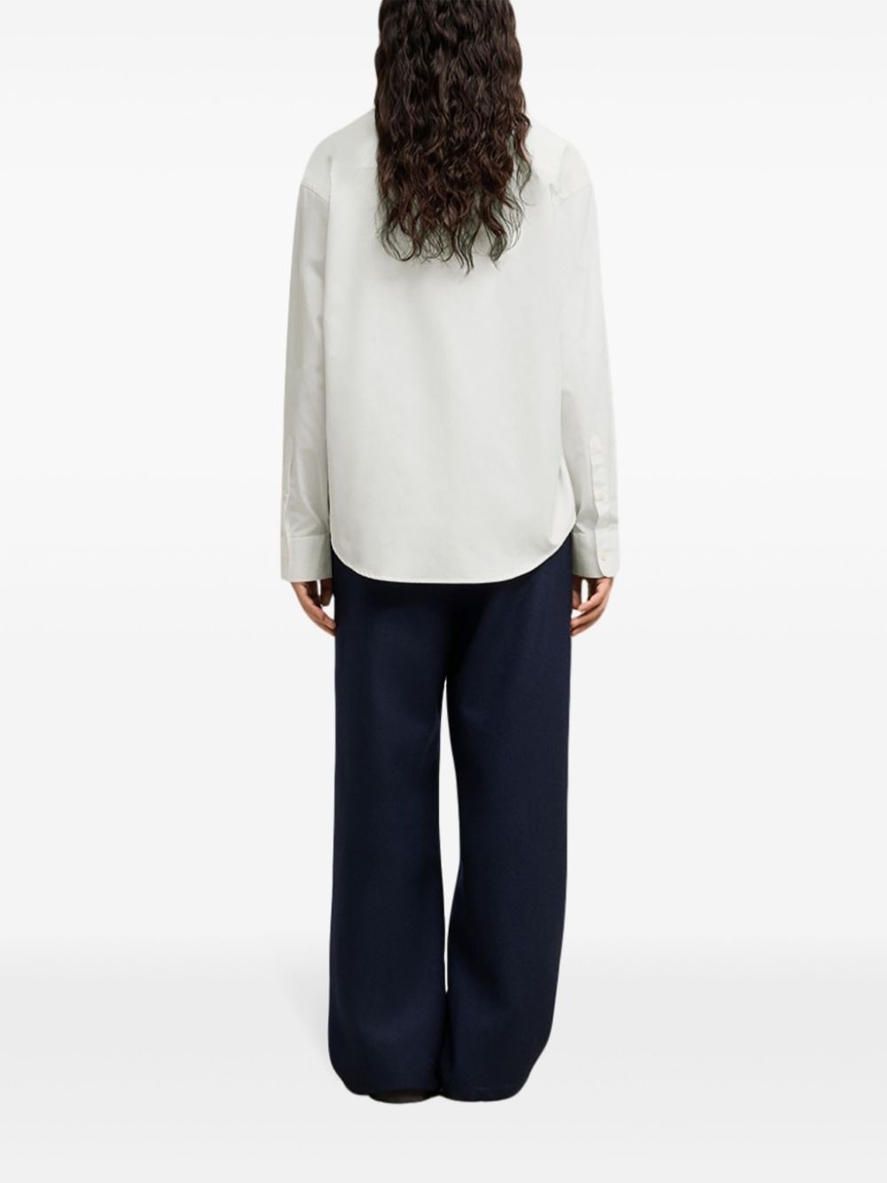 boxy-fit cotton shirt - 5