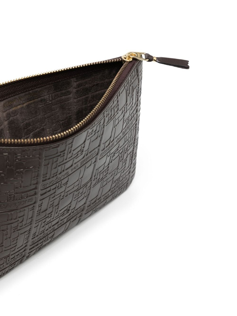 logo-embossed leather wallet 3
